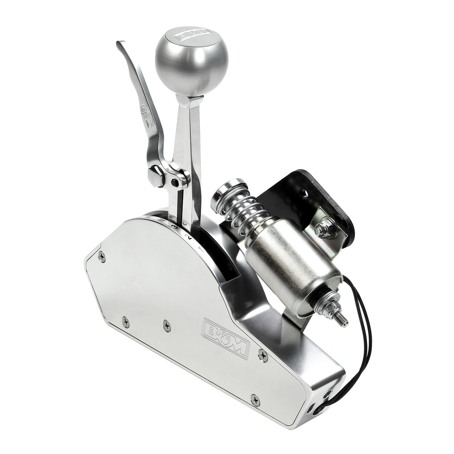 B&M Shifter Solenoid Kit - Bracket/Hardware - Stainless
