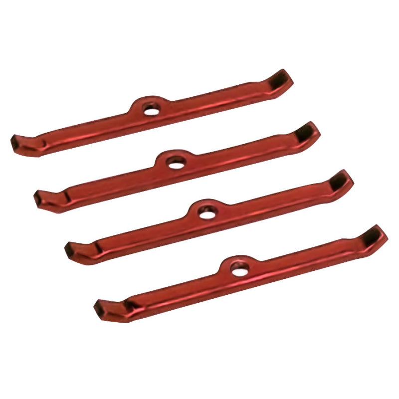 Moroso Valve Cover Hold Downs-Red