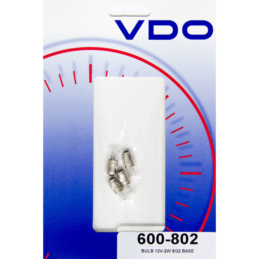 VDO Type A 9/32" Light Bulb White VDO Gauges - Set of 4