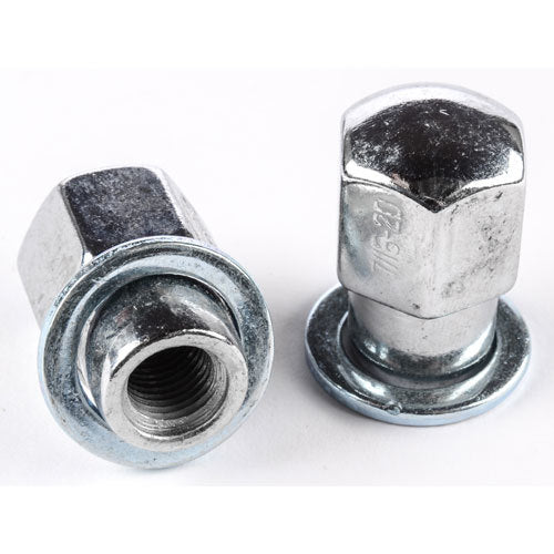 Weld Lug Nuts 7/16" RH Closed End w/Washers 5-Pack