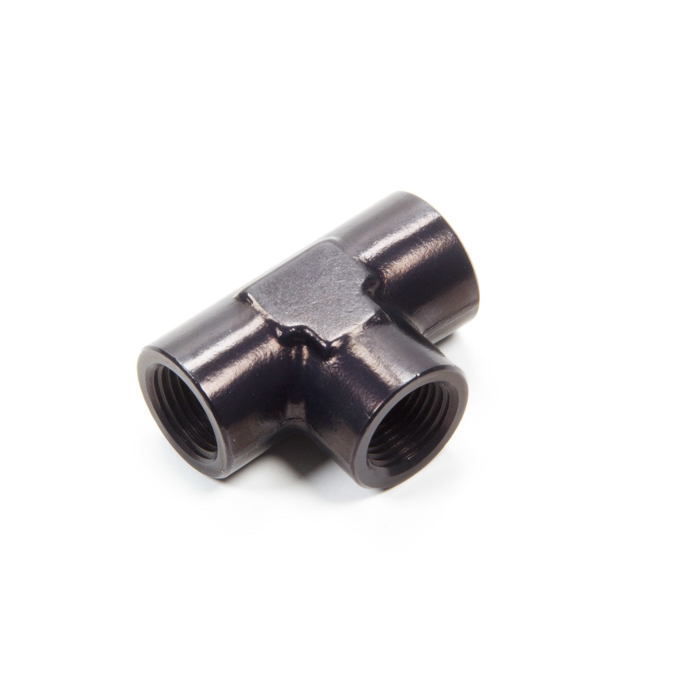 Aeroquip Black Aluminum 3/8" NPT Female Pipe Tee Adapter