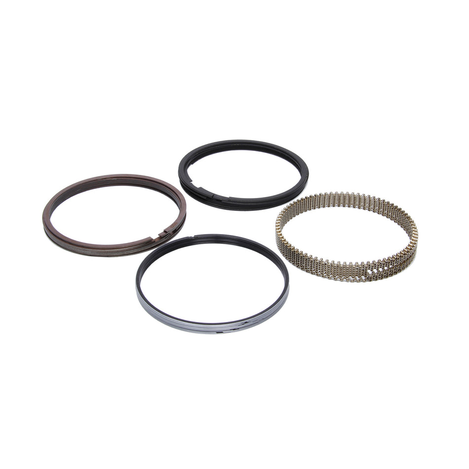JE Pistons File Fit Piston Rings - 4.130" Bore - 0.043" x 0.043" x 3 mm Thick - Low Tension - Iron - 8 Cylinder