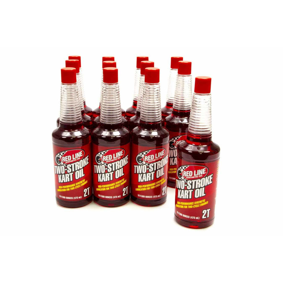 Red Line Two Cycle Kart Racing Oil - 16 oz. (Case of 12)