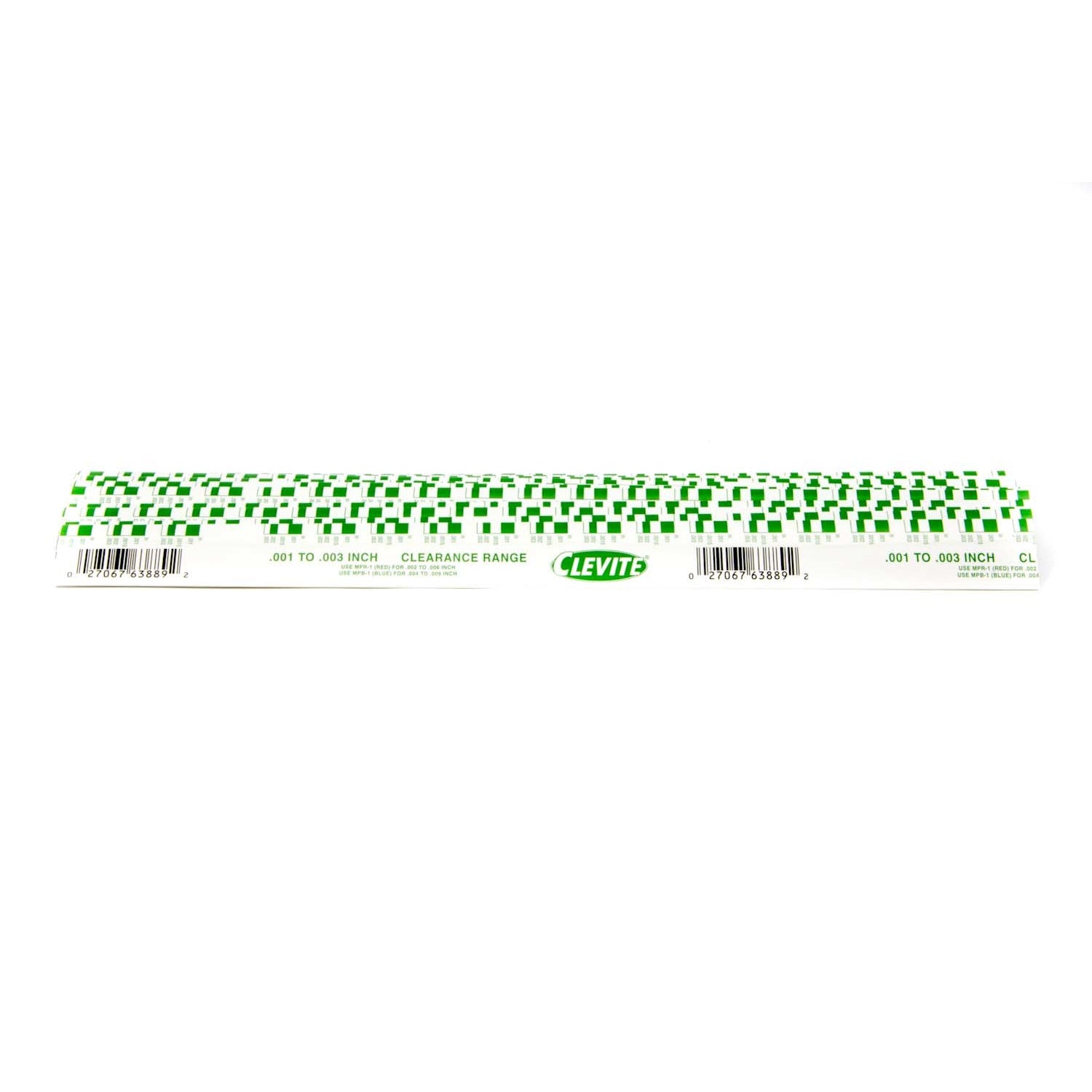 Clevite Engine Parts 0.001-0.003" Measurement Range Plastigauge 11" Long Green - Set of 12