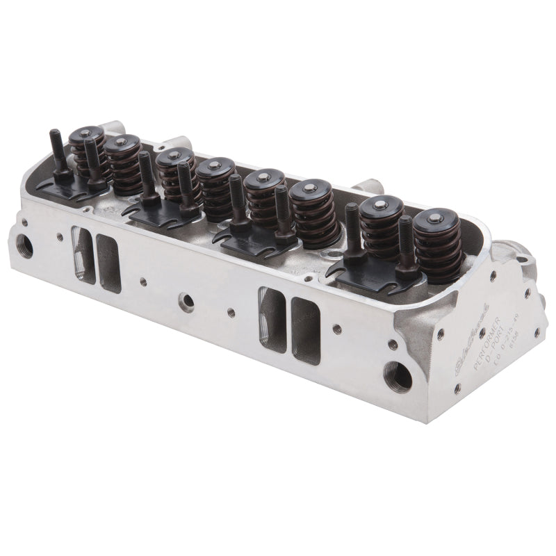 Edelbrock Pontiac Performer D-Port Head - 72cc - Assembled