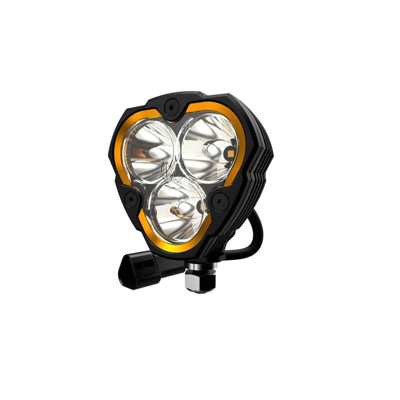 KC HiLiTES Flex Era 3 LED Light Assembly - Spot - 40 Watts - 2 White LED - Bumper/Pillar/Ditch Mount - Aluminum