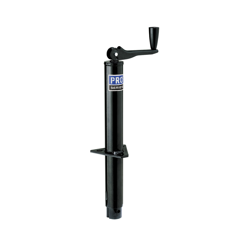 Pro Series Pro-Series Trailer Jack - A-Frame Mount - 14" Travel - 2000 lb Capacity - Black Powder Coat