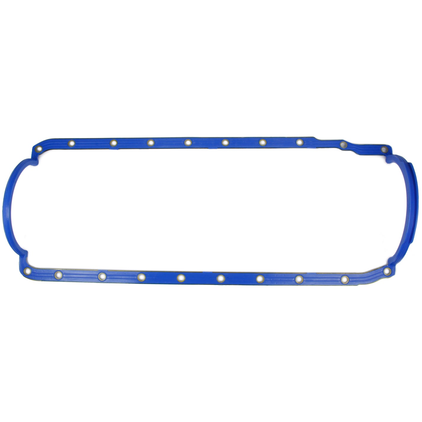Fel-Pro 1-Piece Oil Pan Gasket - Steel Core Silicone Rubber - 1-Piece Seal - Big Block Chevy