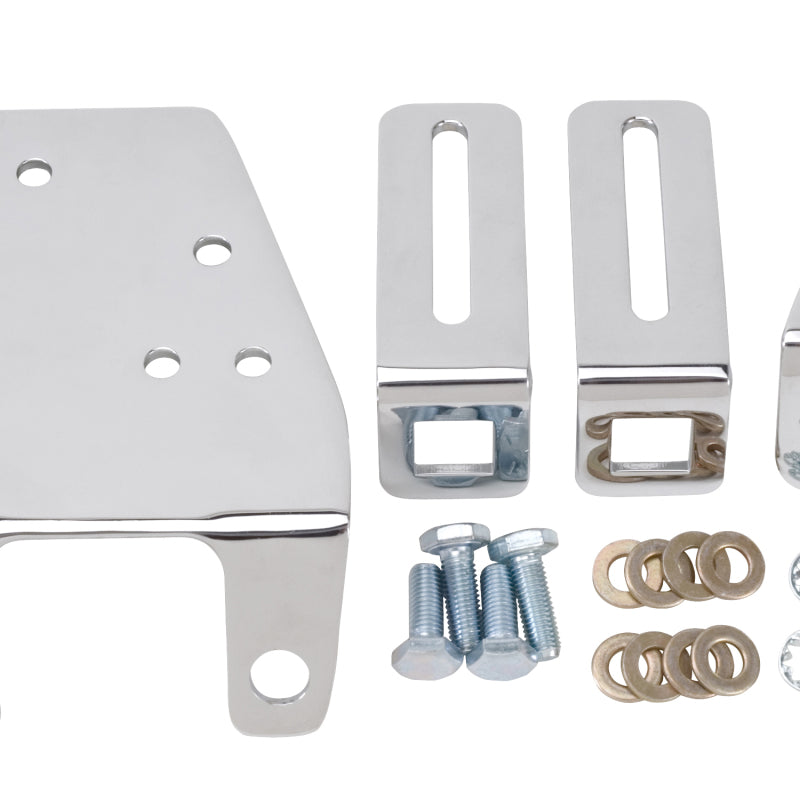 Edelbrock Kick-Down Mounting Bracket - Chrome Plated