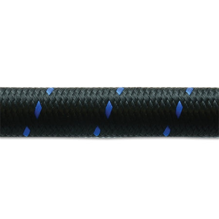 Vibrant Performance 5 Ft. Roll -8 Black Blue Nylon Braided Flex Hose