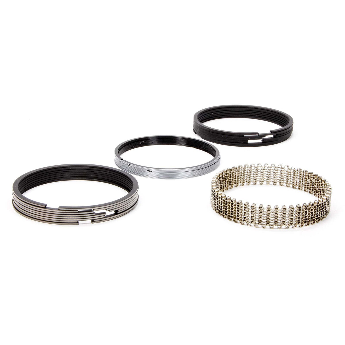 Hastings 4.390" Bore Piston Rings 5/64 x 5/64 x 3/16" Thick Standard Tension Moly - 8 Cylinder