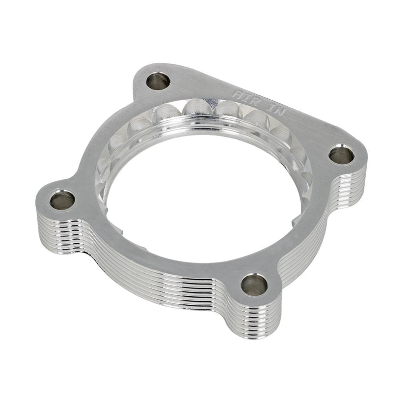 aFe Power Silver Bullet Throttle Body Spacer - 1 in Thick - Polished - Toyota Midsize Truck 2016-23