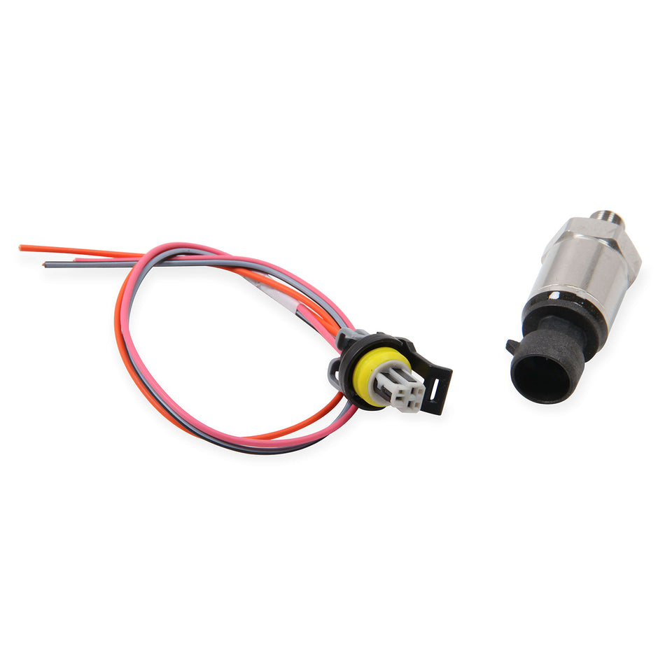 Holley EFI Pressure Sending Unit - Electric - 1/8" NPT Male Thread - Harness Included - 500 psi