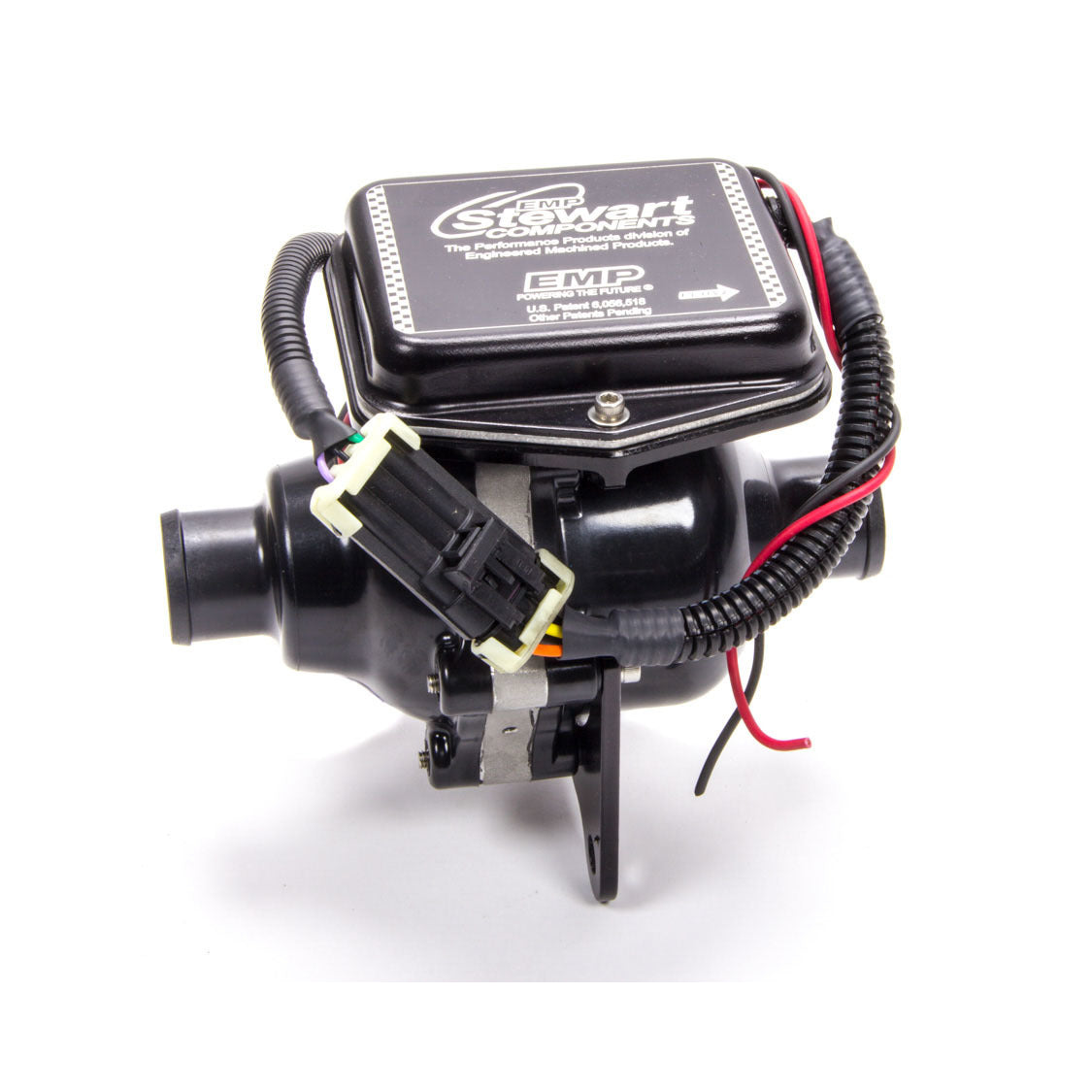 Stewart Components Electric Water Pump Inline 1-1/4" Hose Barb Inlet/Outlet Plastic - Black