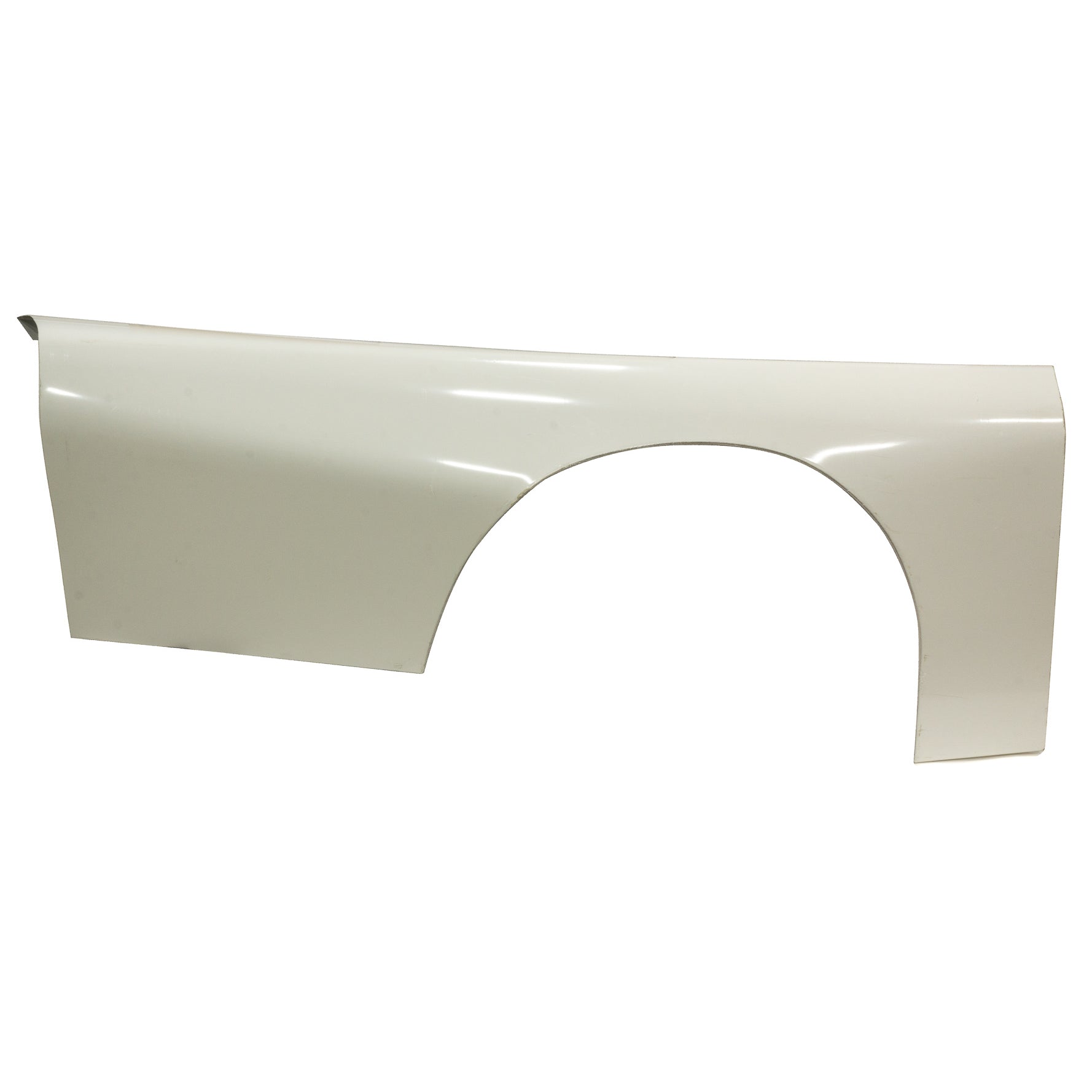 Five Star Dirt Grand National Quarter Panel - Straight Up - Aluminum - White - Right