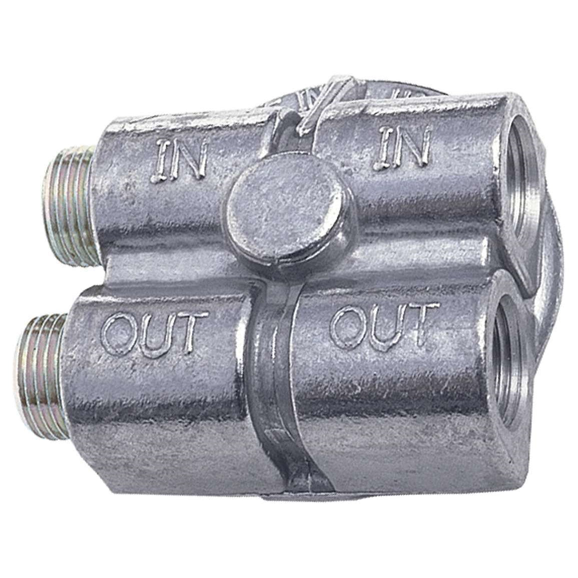 Trans-Dapt 90 Degree Oil Filter Bypass Adapter - 0.75-16 Threads