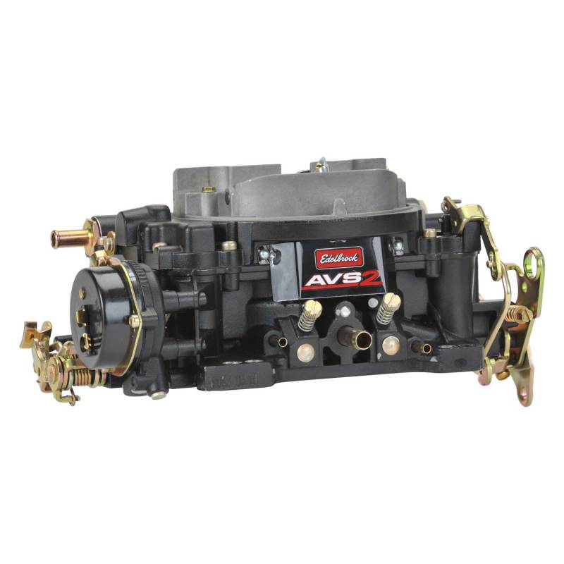 Edelbrock AVS2 650 CFM 4-Barrel Carburetor - Square Bore - Electric Choke - Mechanical Secondary - Dual Inlet - Black