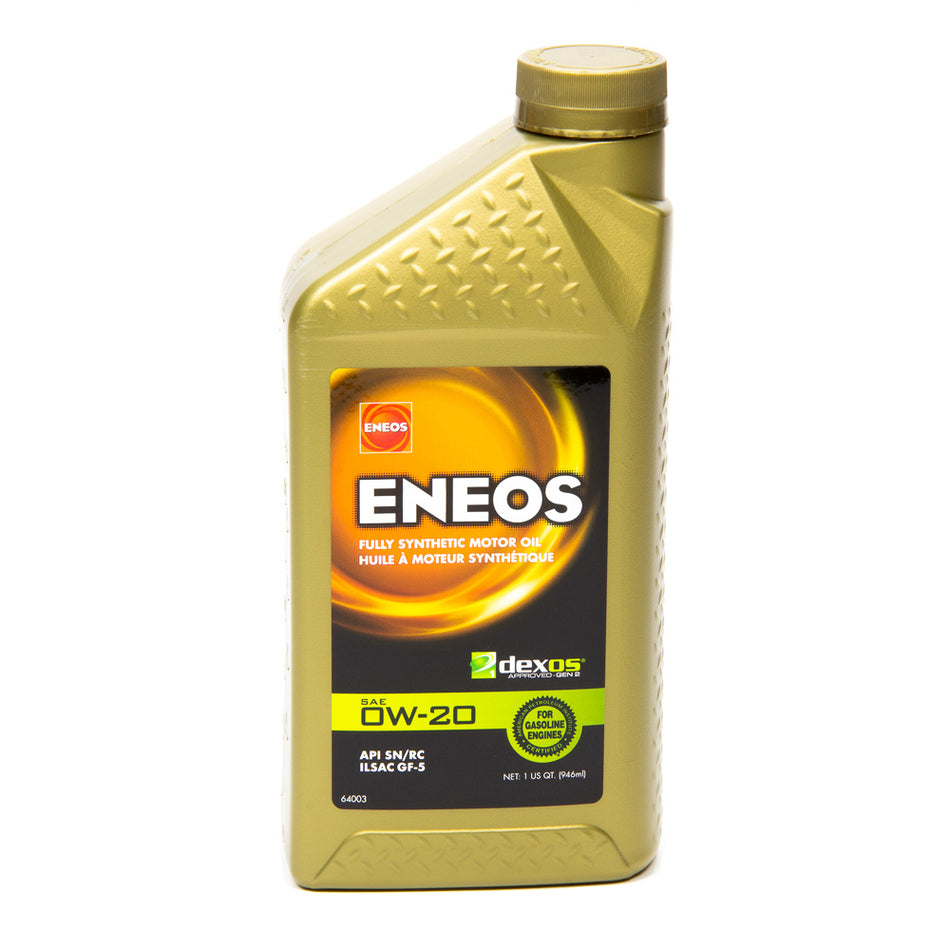 Eneos Full Synthetic Oil Dexos 1 0w20 1 Quart