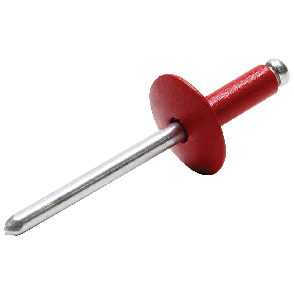 Allstar Performance 3/16" Large Head Rivets - Aluminum Mandrel - Red (250 Pack)