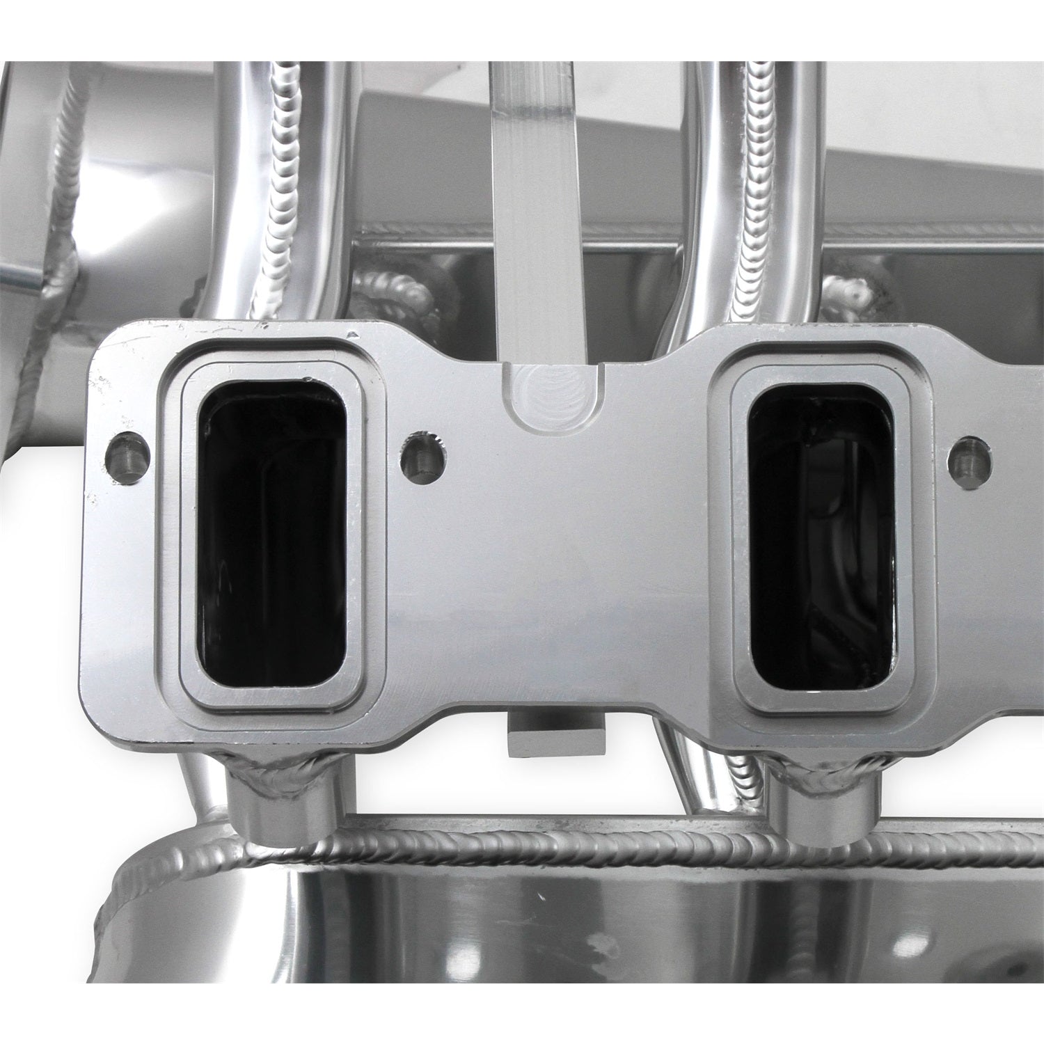 Sniper EFI Fabricated Intake Manifold - 102 mm Throttle Body Flange - Fuel Rail - Aluminum - Silver - GM LS-Series