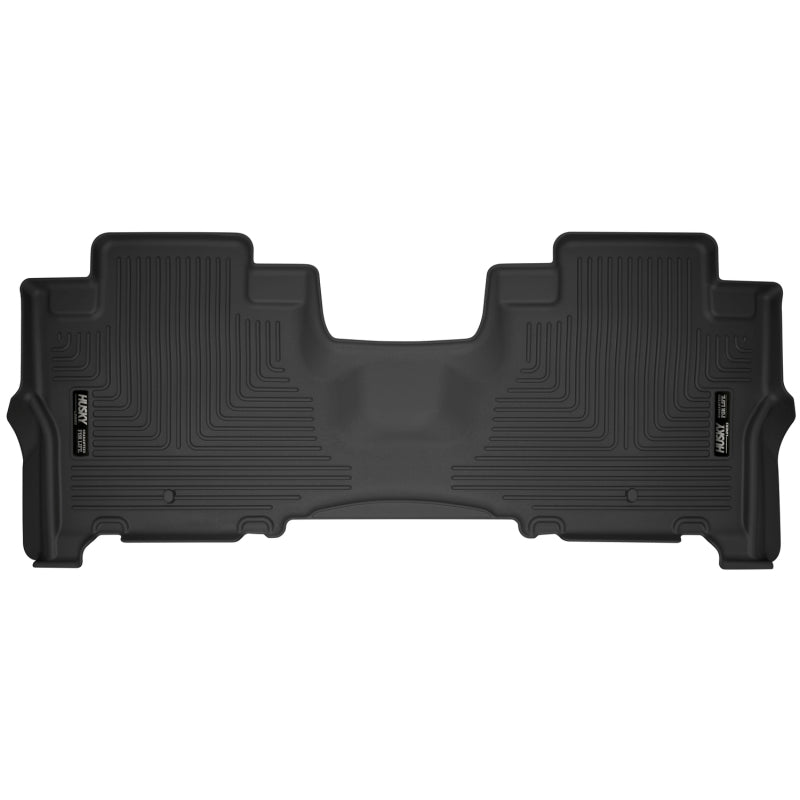 Husky Liners X-Act Contour Floor Liner - 3rd Row - Plastic - Black - Lincoln Navigator 2018-19 (Pair)