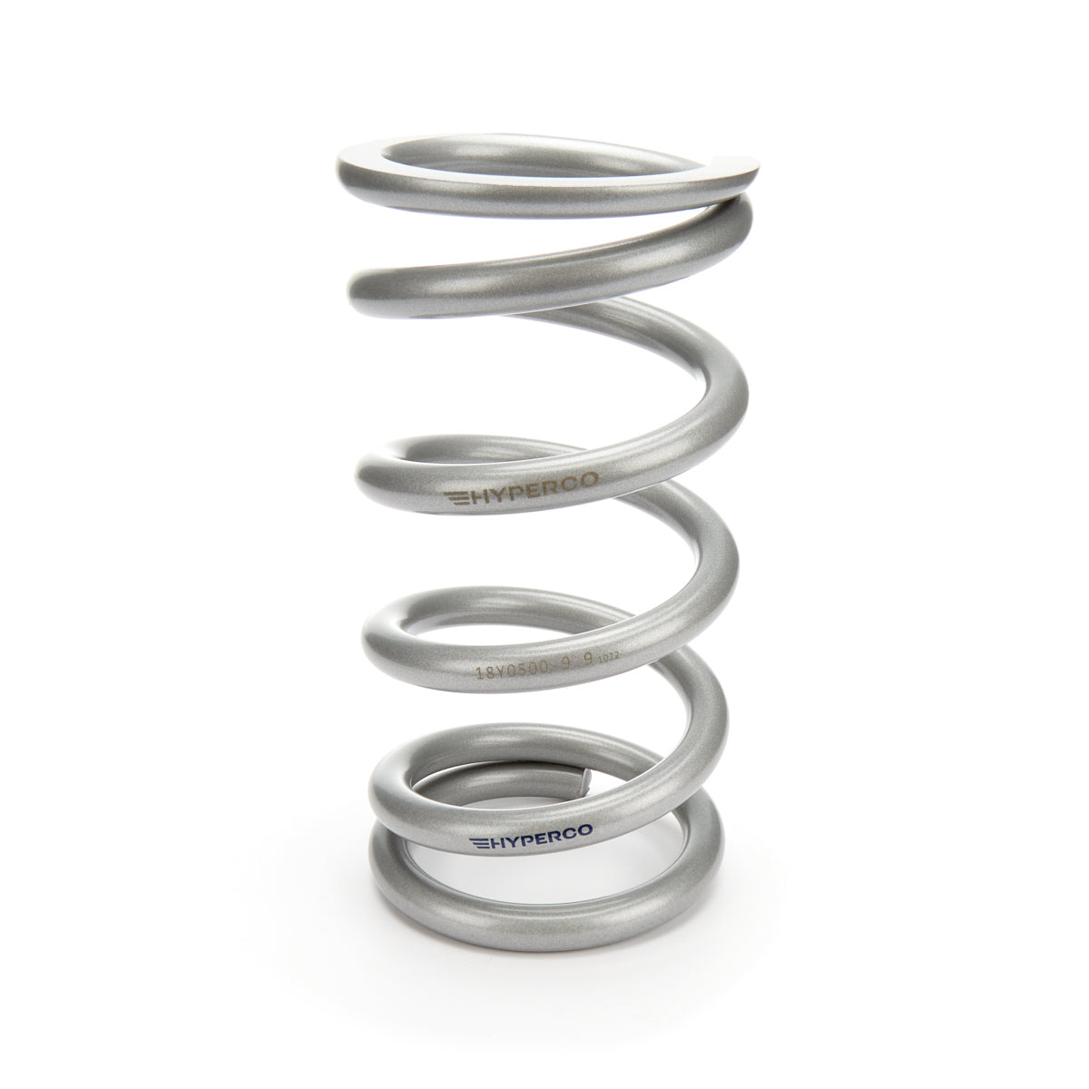 Hypercoils Conventional Coil Spring - 5.0" OD - 9.900" Length - 500 lb/in Spring Rate - Front - Blue Powder Coat