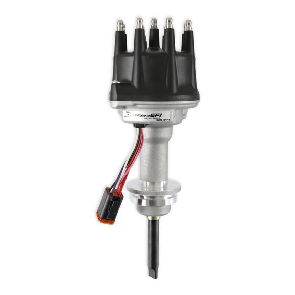 Holley Sniper EFI Sniper EFI Hyperspark Distributor - Hall Effect Pickup - HEI Style Terminal - Black - Mopar RB-Series