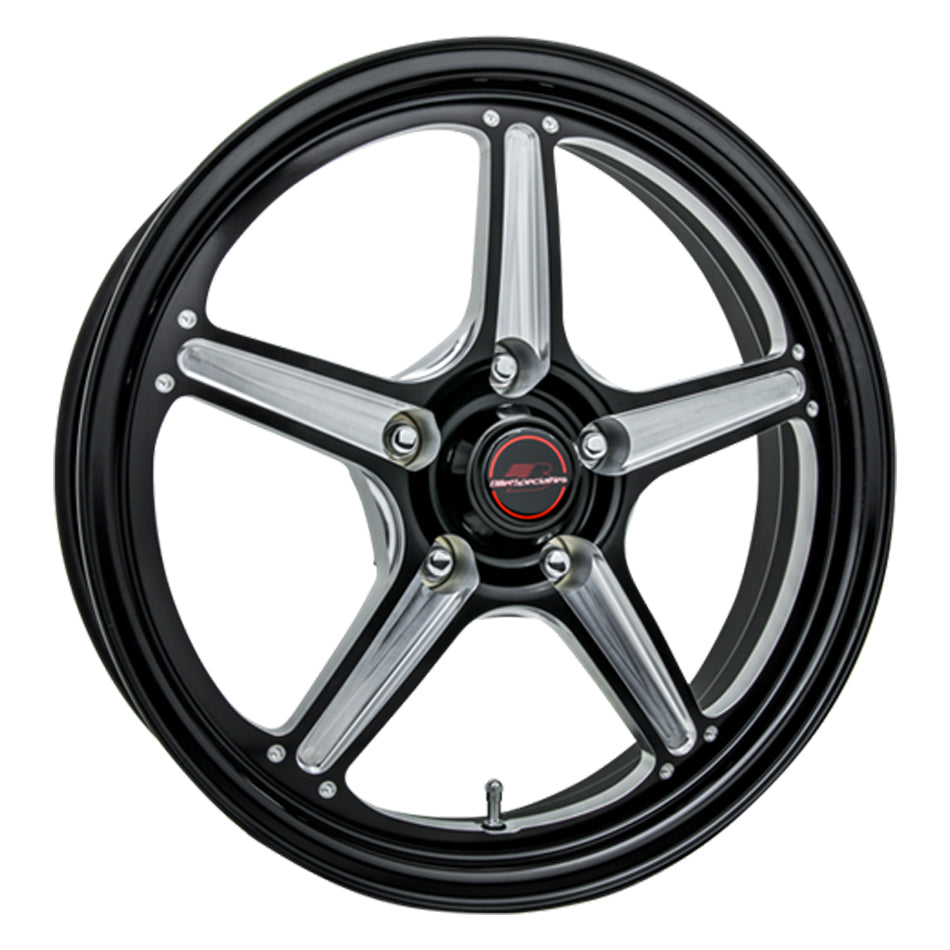 Billet Specialties Street Lite Wheel - 17 x 4.5" - 2.000" Backspace - 5 x 4.50" - Black/Machined