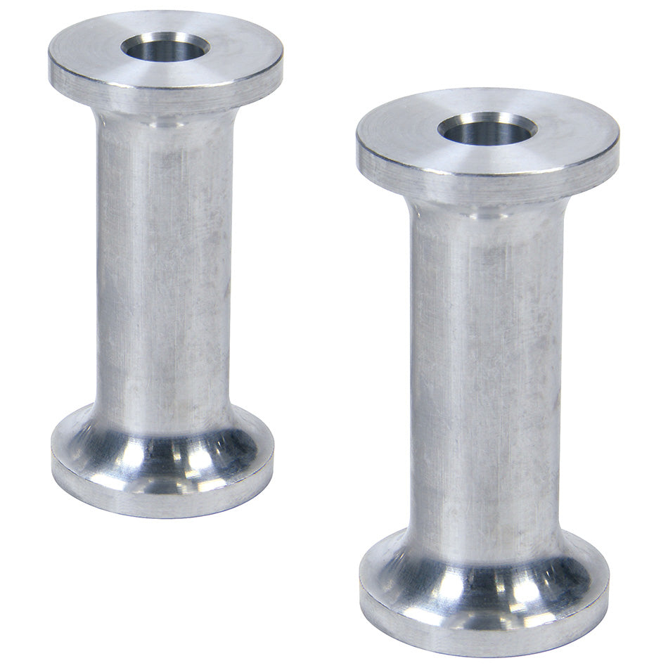 Allstar Performance Hourglass Spacers - Aluminum - 5/16" I.D. x 1" O.D. x 2" (Pair)