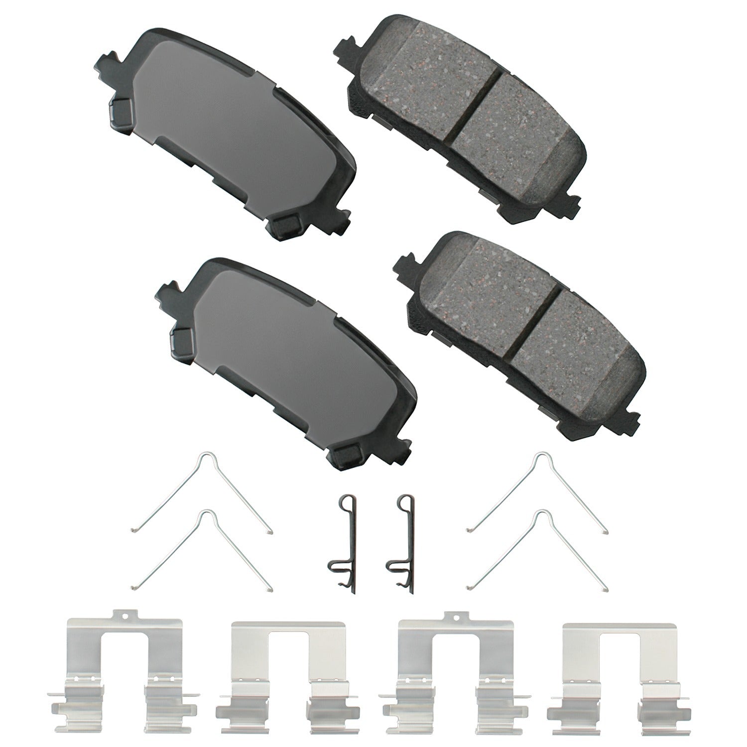 Akebono Brakes ProACT Rear Brake Pads - Various Honda Applications 2007-21 (Set of 4)