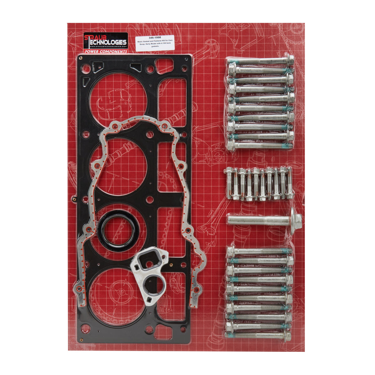 Straub Technologies Cylinder Head Gasket - 4.100 in Bore - GM LS-Series