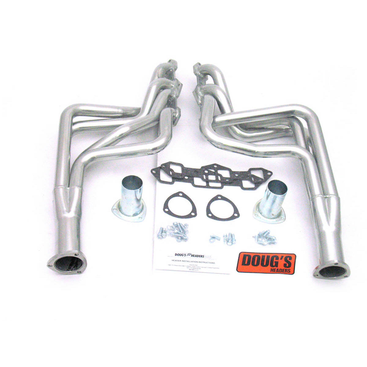 Doug's Headers - 1-3/4" Primary - 3" Collector - Steel - Metallic Ceramic - Oldsmobile V8 - GM A-Body 1965-75