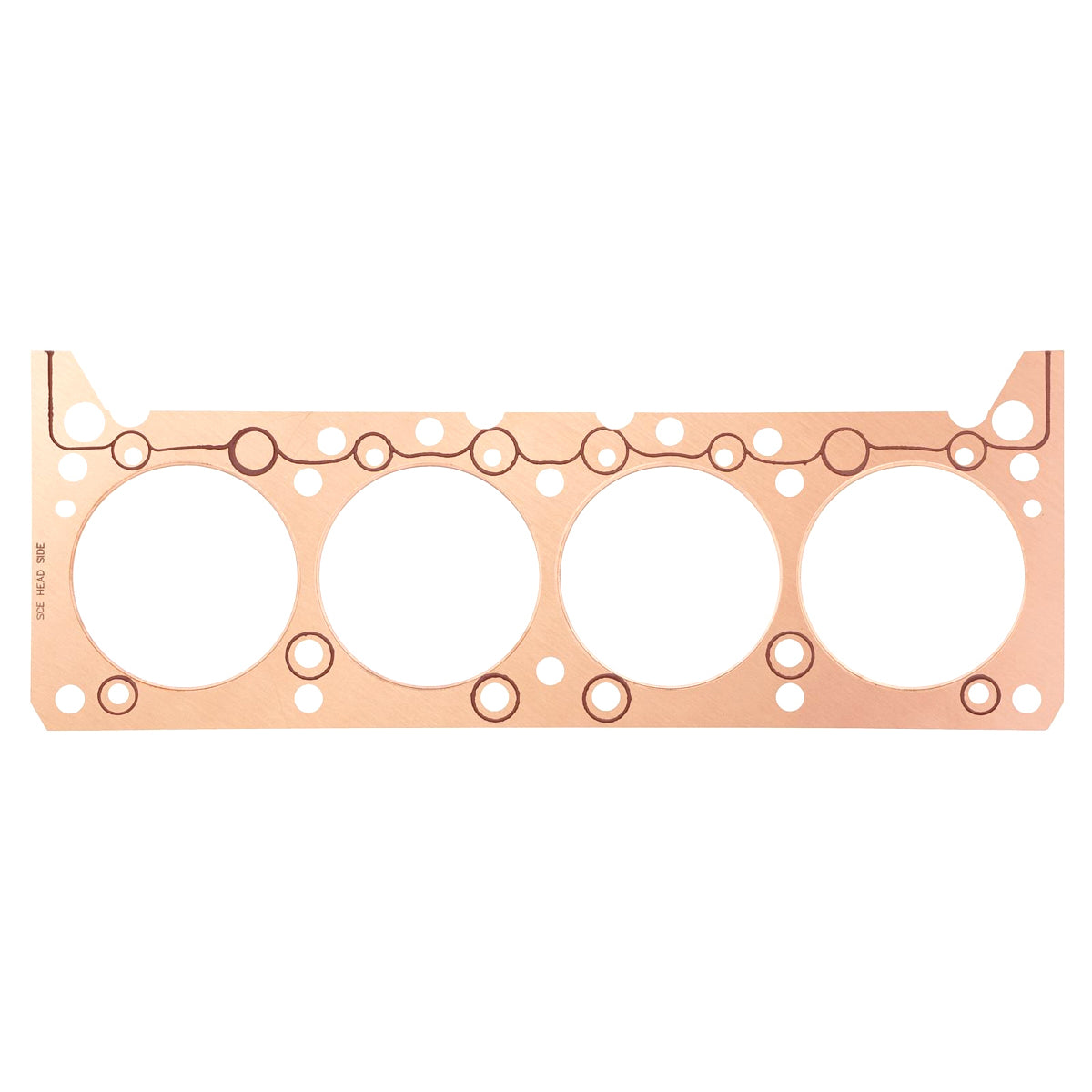 SCE ICS Titan Copper Cylinder Head Gasket - 4.380 in Bore - 0.050 in Compression Thickness - Pontiac V8
