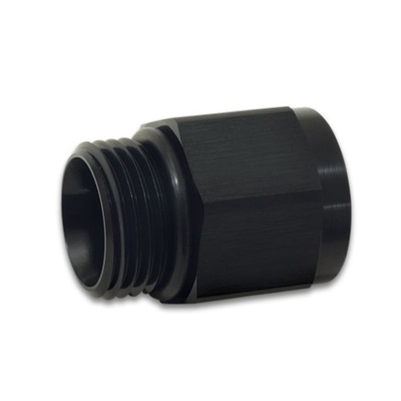 Vibrant Performance Straight 6 AN Male O-Ring to 18 mm x 1.500 Female Adapter - Black