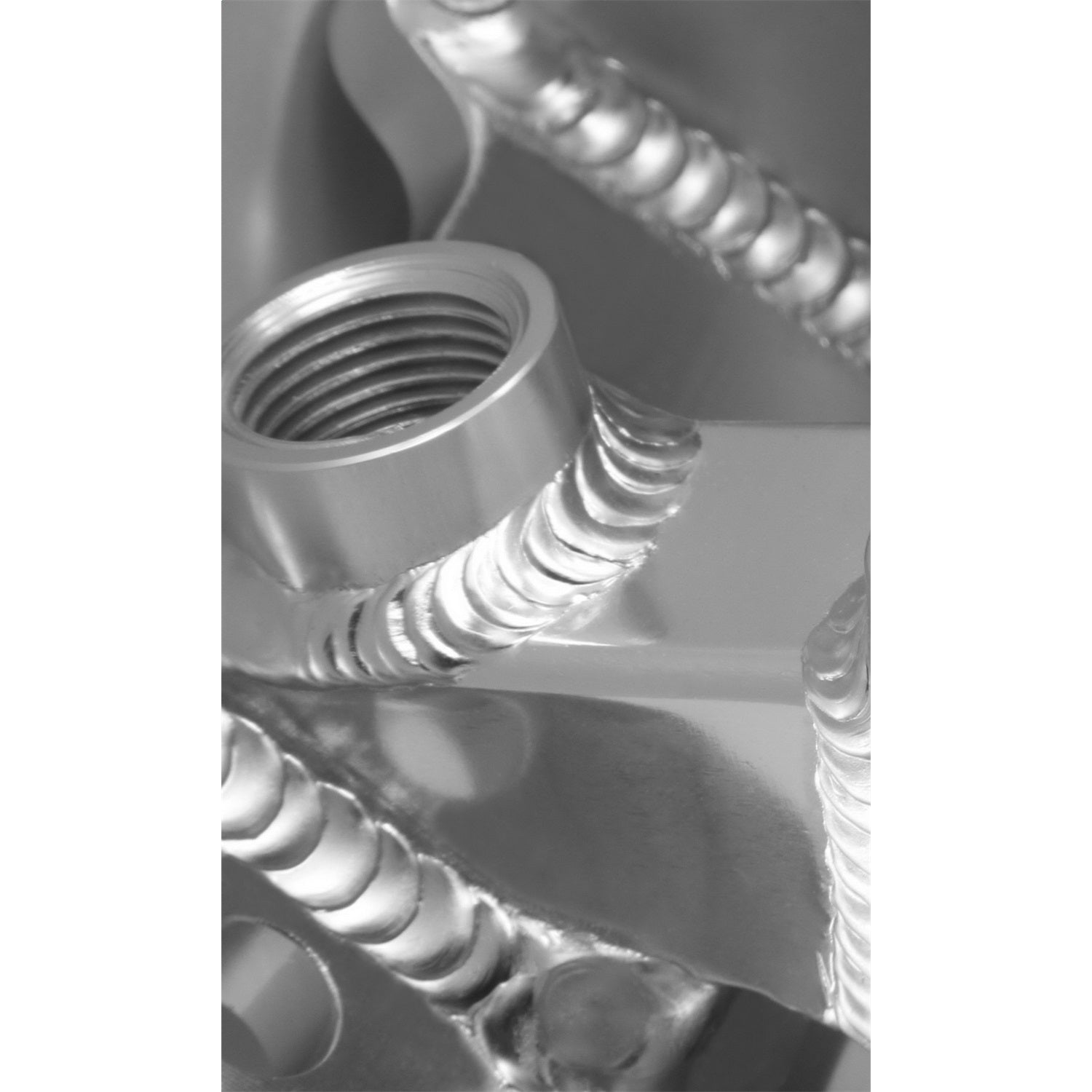 Holley Sniper Sniper Sheet Metal Fabricated Square Bore Single Plane Intake Manifold - Small Block Chevy