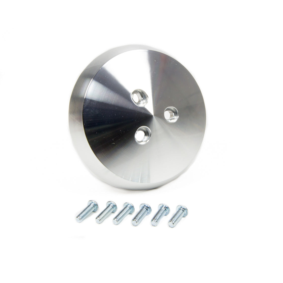 March Performance Air Conditioner Compressor Clutch Cover Polished