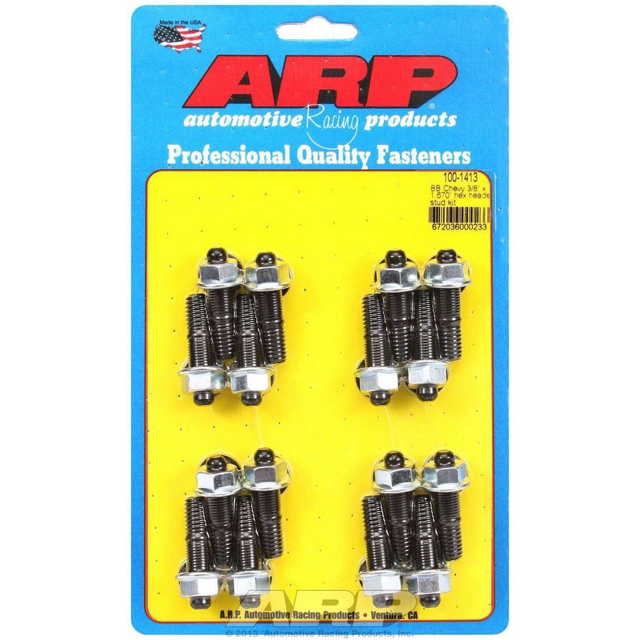 ARP Header Stud Kit - 6 Point 3/8 x 1.670 OAL (16)