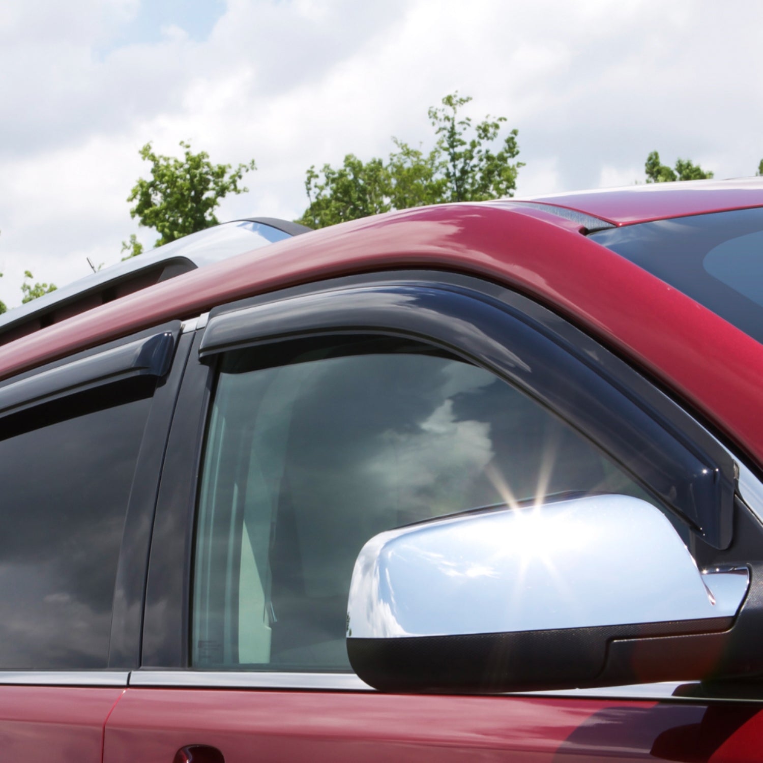 Auto Ventshade Original Ventvisor - Front/Rear - Dark Smoke - Jeep Wagoneer 2022