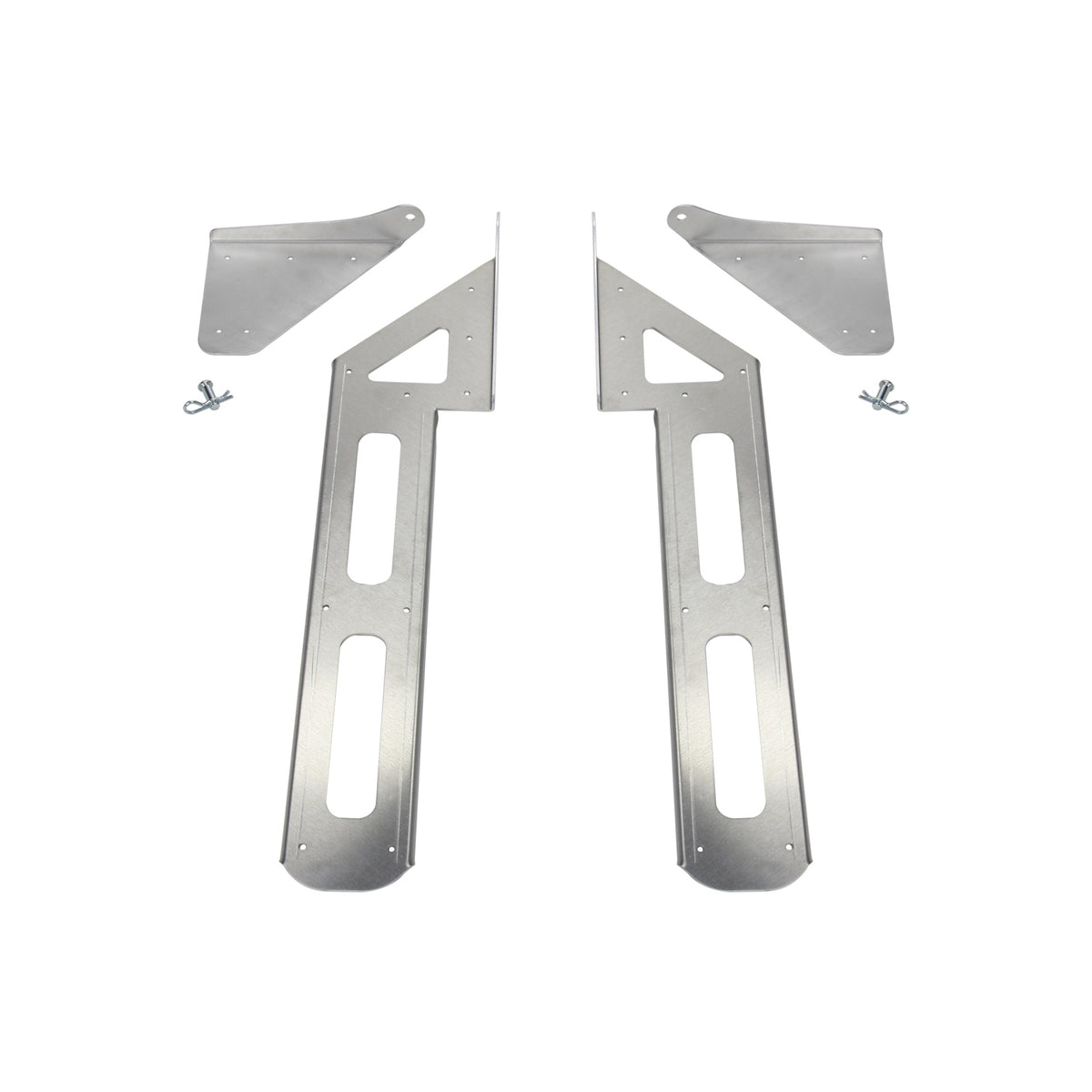 Five Star 2019 Late Model Aluminum Hood Hinge Kit - Extended (Pair)