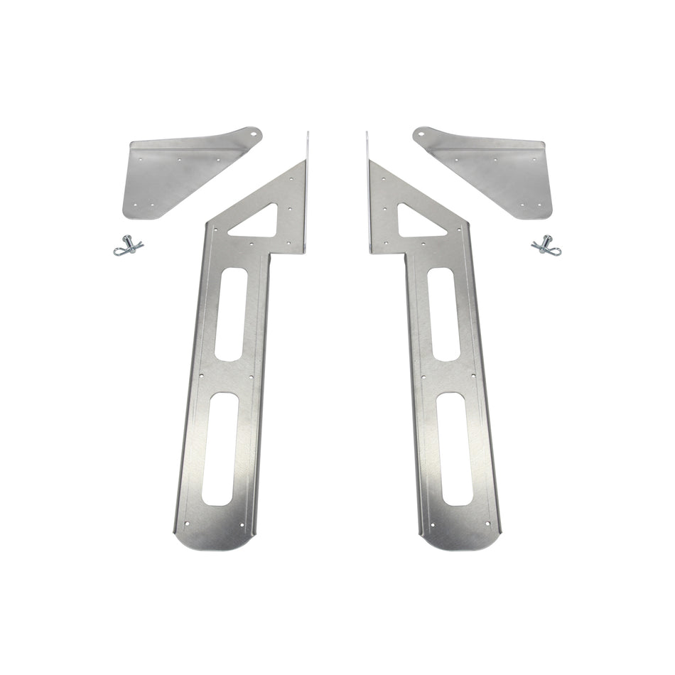 Five Star 2019 Late Model Aluminum Hood Hinge Kit - Extended (Pair)