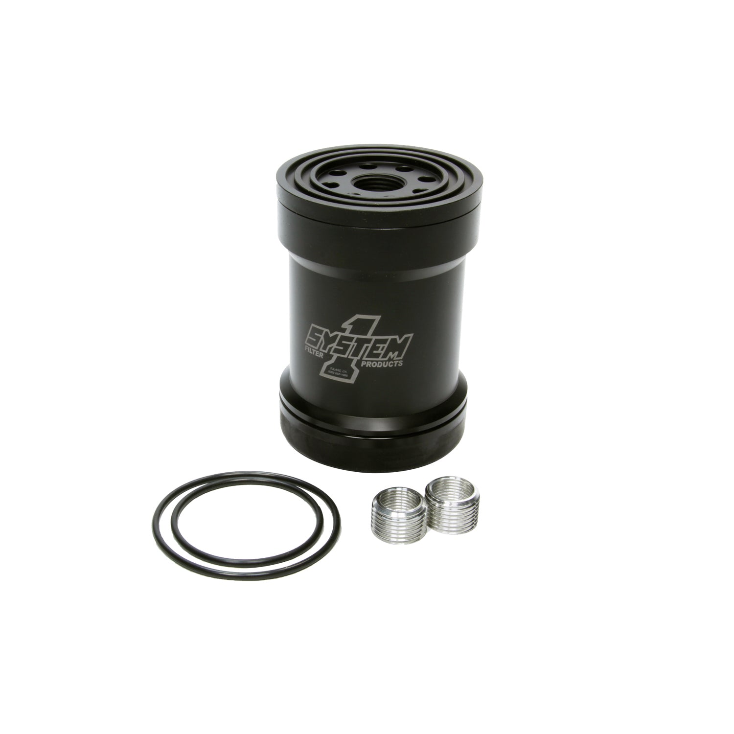 System 1 Screw-On Canister Oil Filter - 5-3/4 in Tall