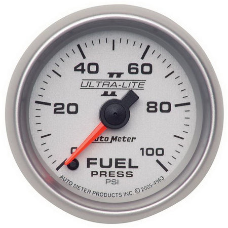 Auto Meter Ultra-Lite II Electric Fuel Pressure Gauge - 2-1/16"