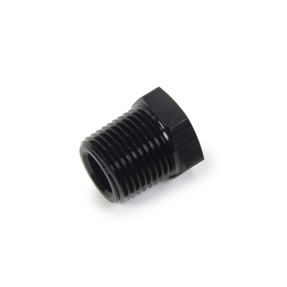 Triple X Race Co. Bushing Fitting 1/2" NPT Male to 3/8" NPT Female Aluminum Black Anodize - Each