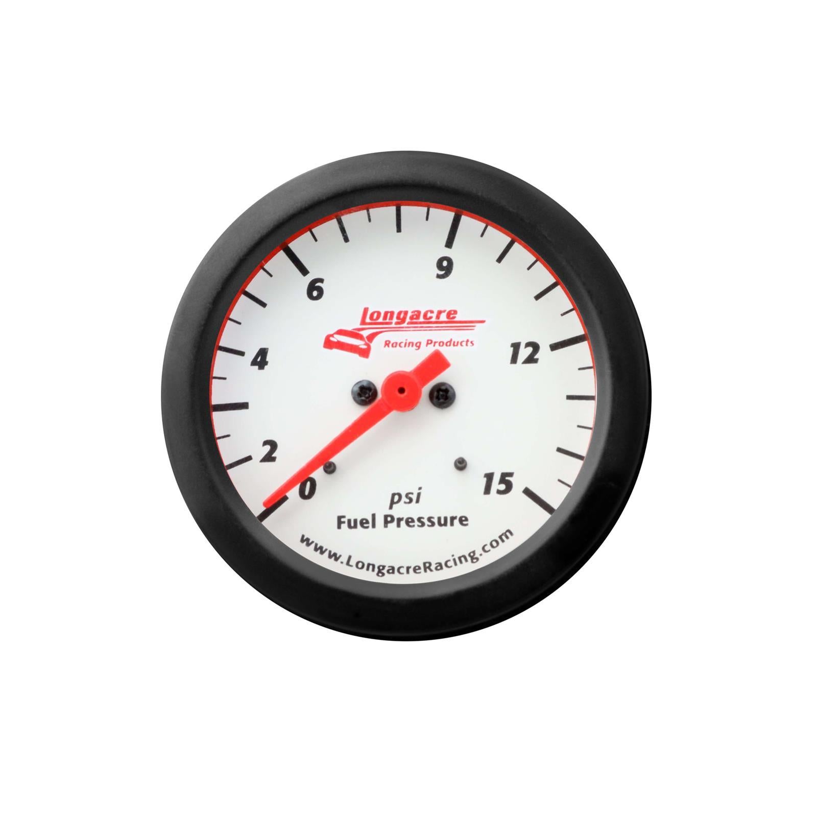 Longacre AccuTech Sportsman Fuel Pressure Gauge - 0-15 psi