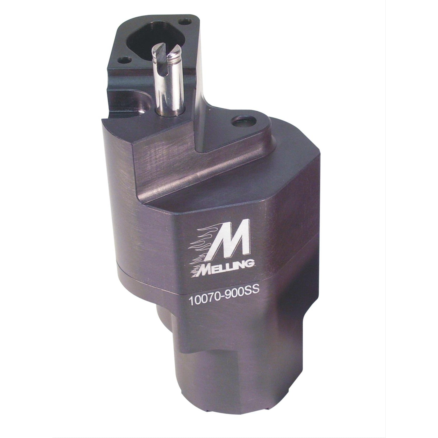 Melling High Volume Wet Sump Oil Pump - Standard Pressure - Pickup Included - 9 in Deep Pan - Billet - Big Block Chevy