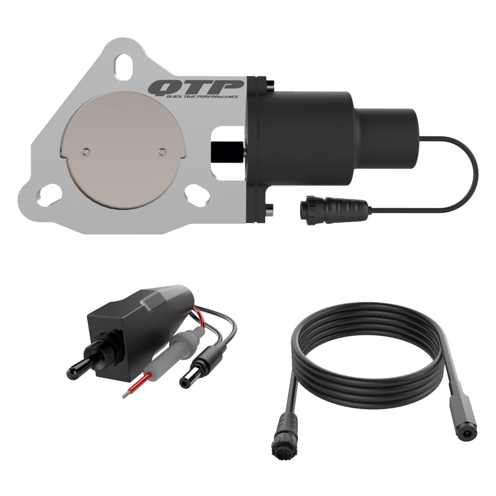 Quick Time Electric Exhaust Cut-Out - Bolt-On
