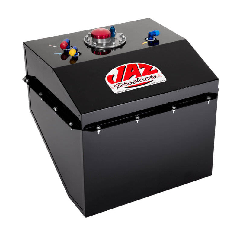 Jaz Products Man O War Fuel Cell 22 gal 21-1/4 x 18-7/8 x 18-7/8" Tall AN 10 Outlet - 8 AN Return/Vent