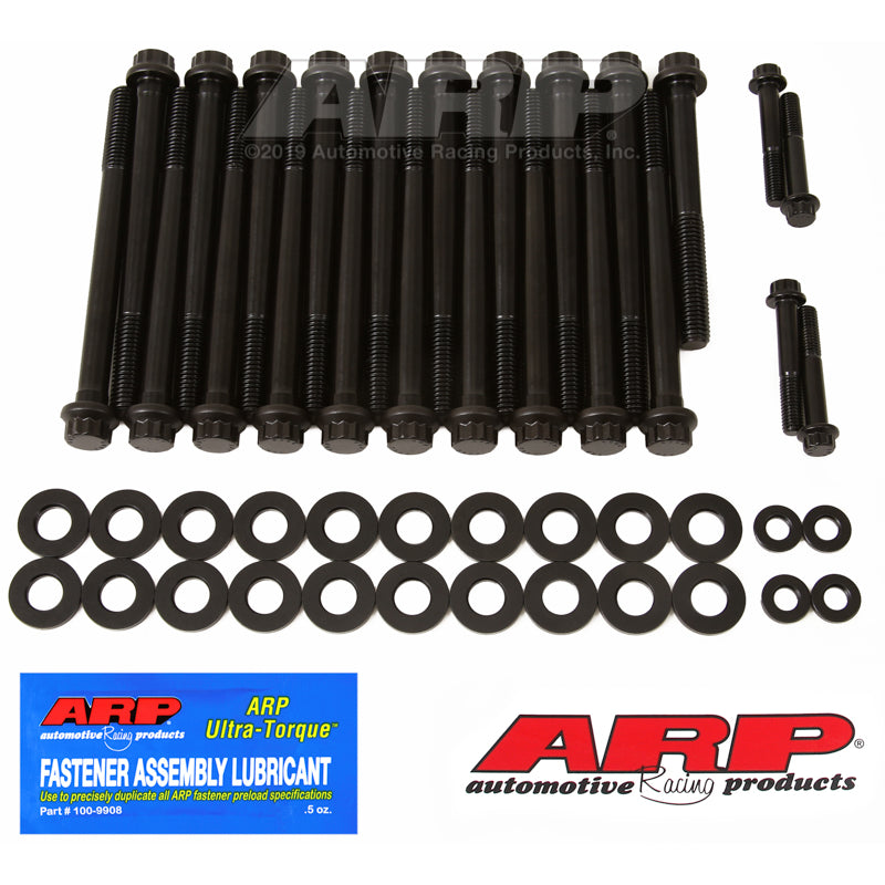 ARP Pro Series Cylinder Head Bolt Kit 12 Point Head Chromoly Black Oxide - GM V6