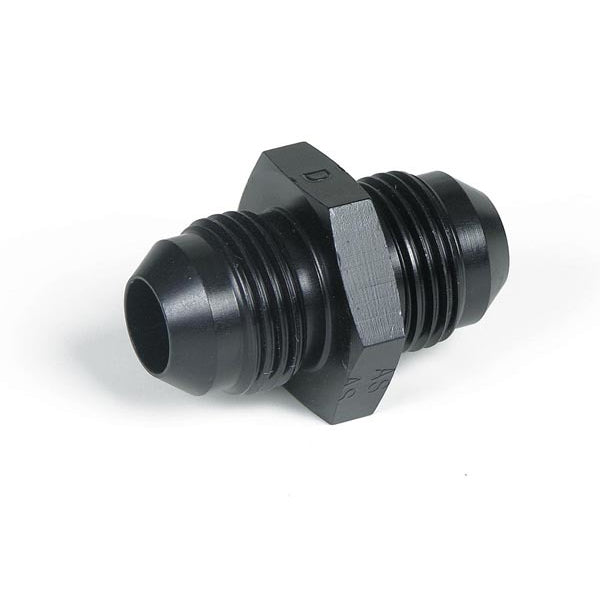 Earl's Adapter Fitting - Straight - 3 AN Female to 3 AN Male - Aluminum - Black