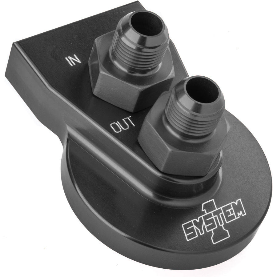 System 1 Remote Single Oil Filter Mount - 1-12" Thread